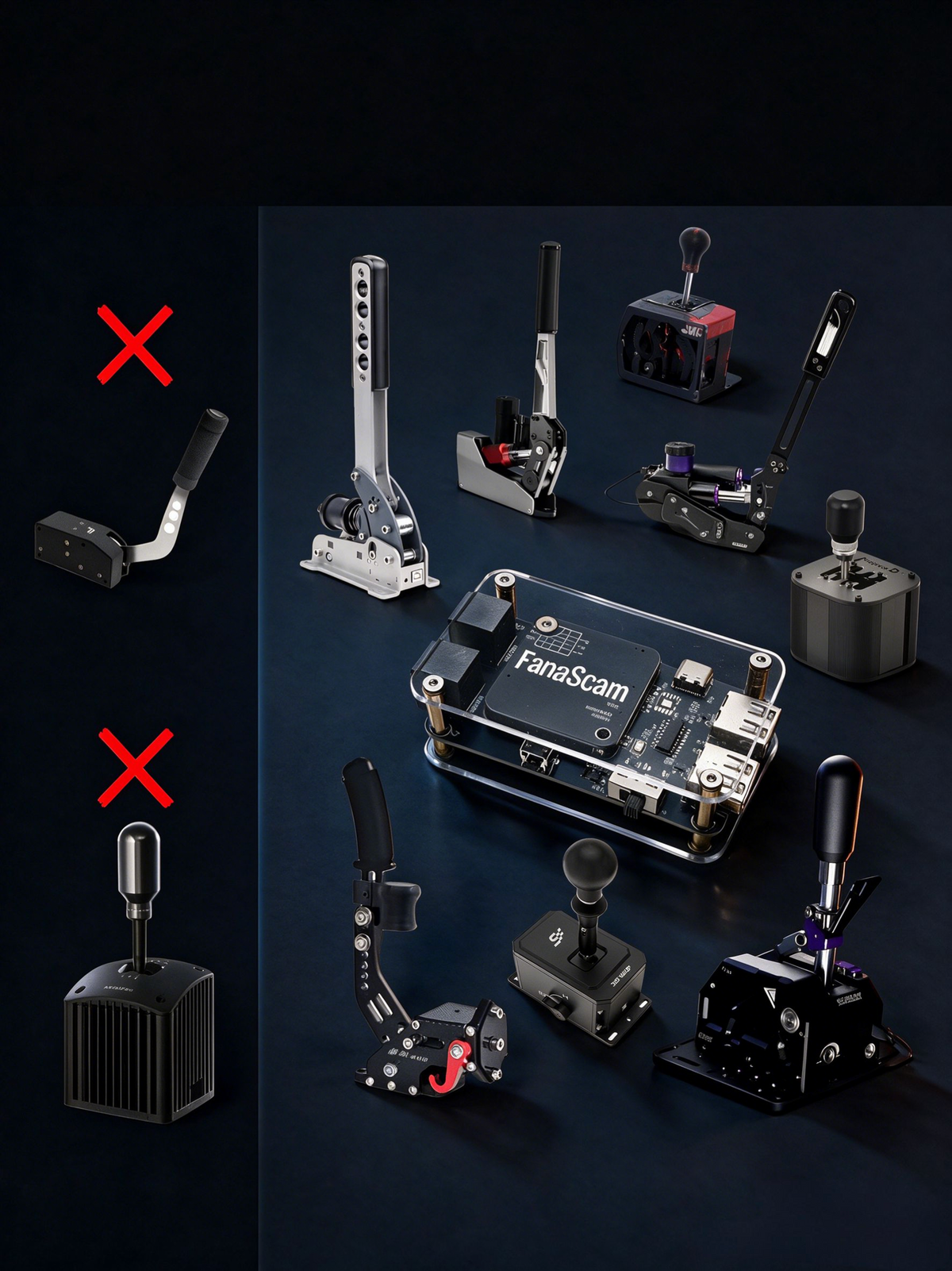 FanaScam Stick Adapter v1.0 for Fanatec
